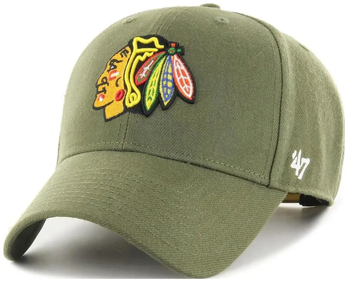 Кепка 47 Brand Chicago Blackhawks (MVPSP04WBP-SWB)
