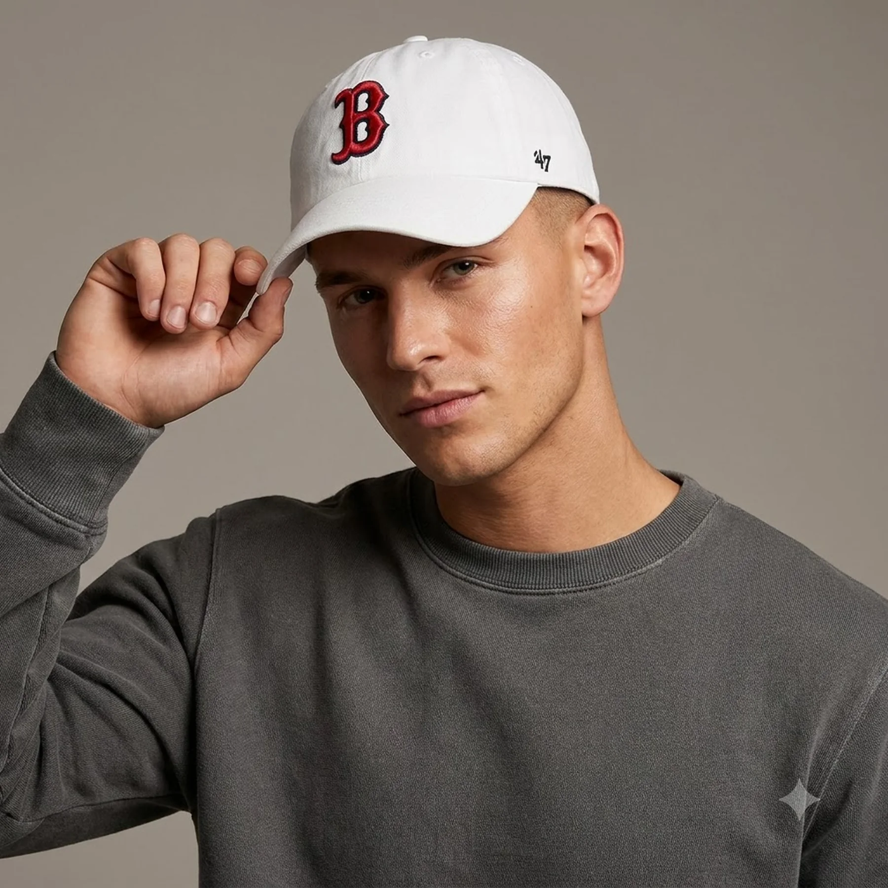 Бейсболка 47 Brand CLEAN UP RED SOX