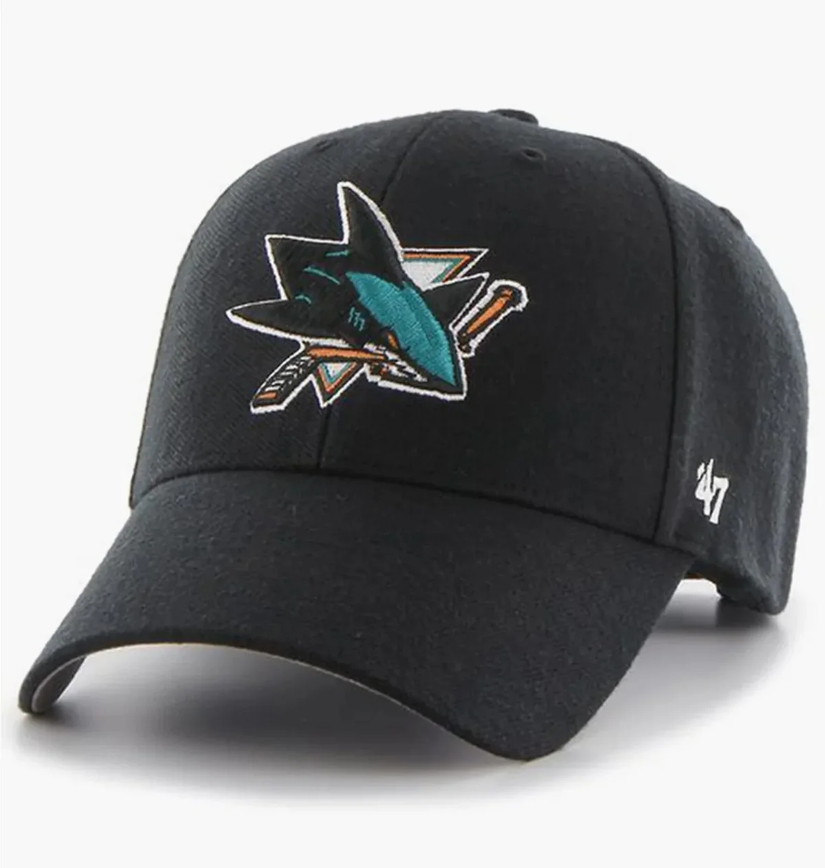 Кепка 47 Brand Nhl San Jose Sharks (H-MVP22WBV-BK)