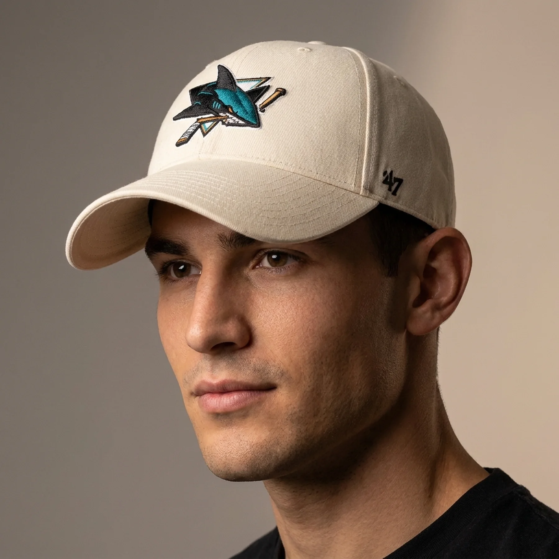Кепка 47 Brand Nhl San Jose Sharks (MVPSP22WBP-NT)
