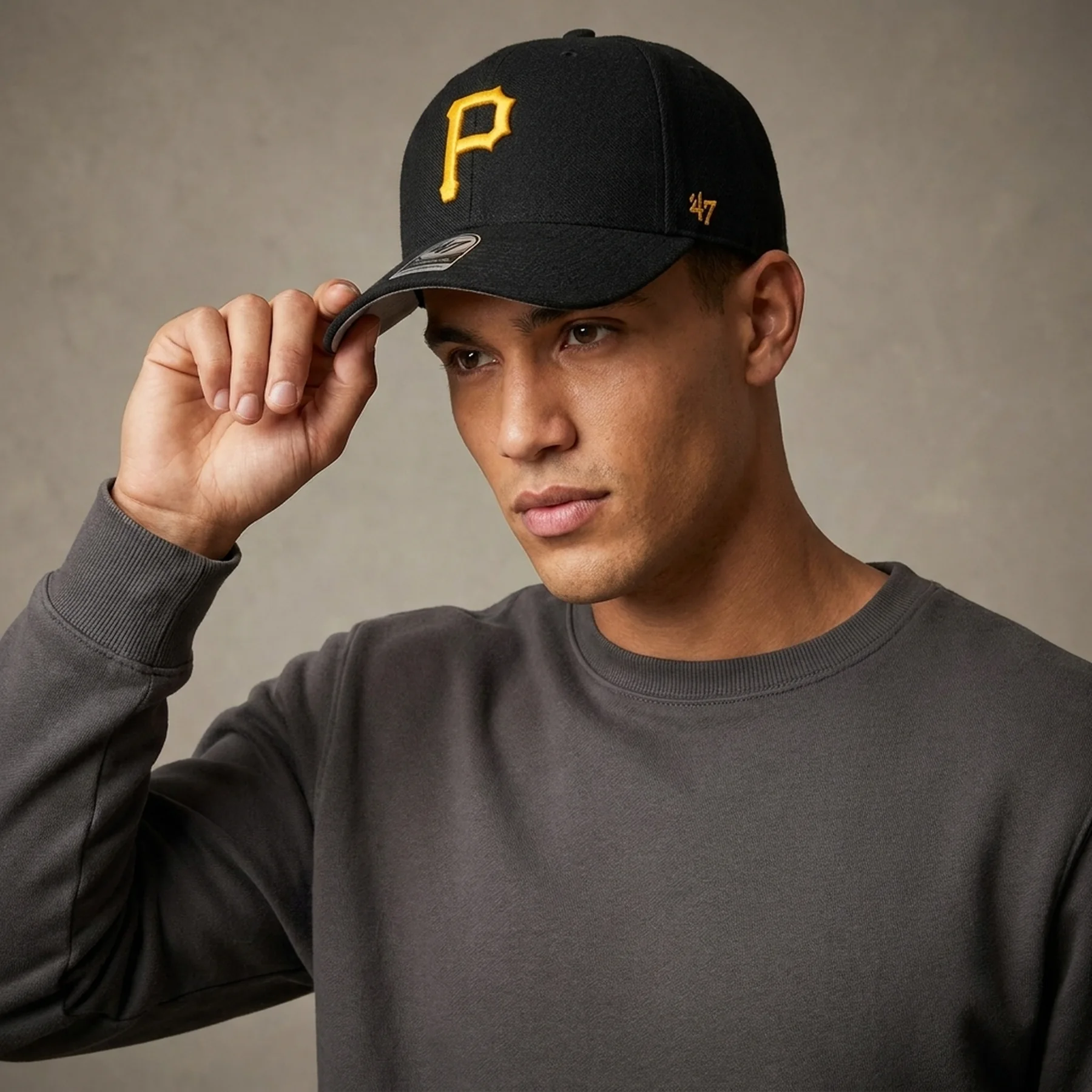 Кепка 47 Brand Pittsburgh Pirates Wool (B-MVP20WBV-BKJ)