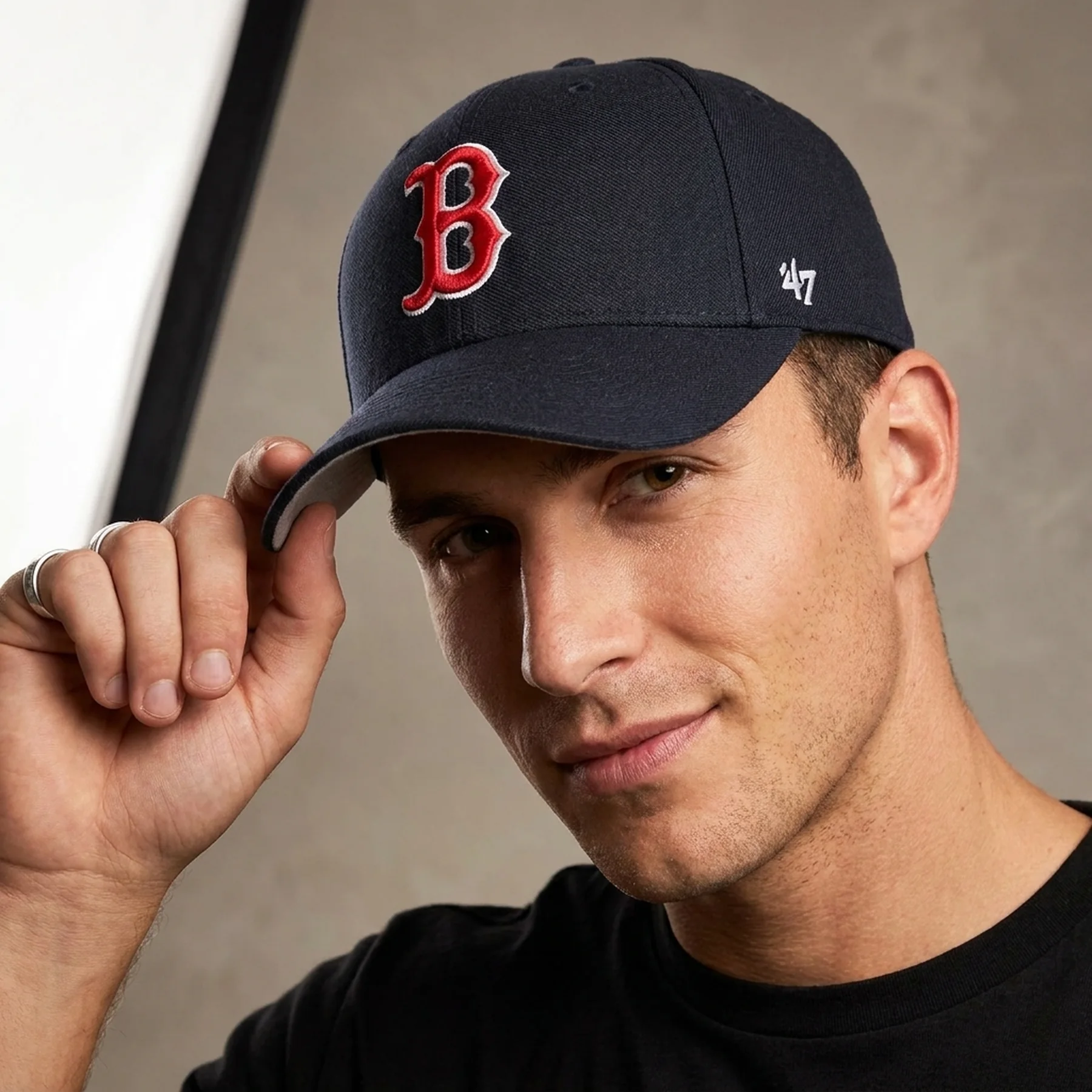 Кепка 47 Brand Red Sox Sure Shot Snapback (BCWS-SUMVP02WBP-NY03)