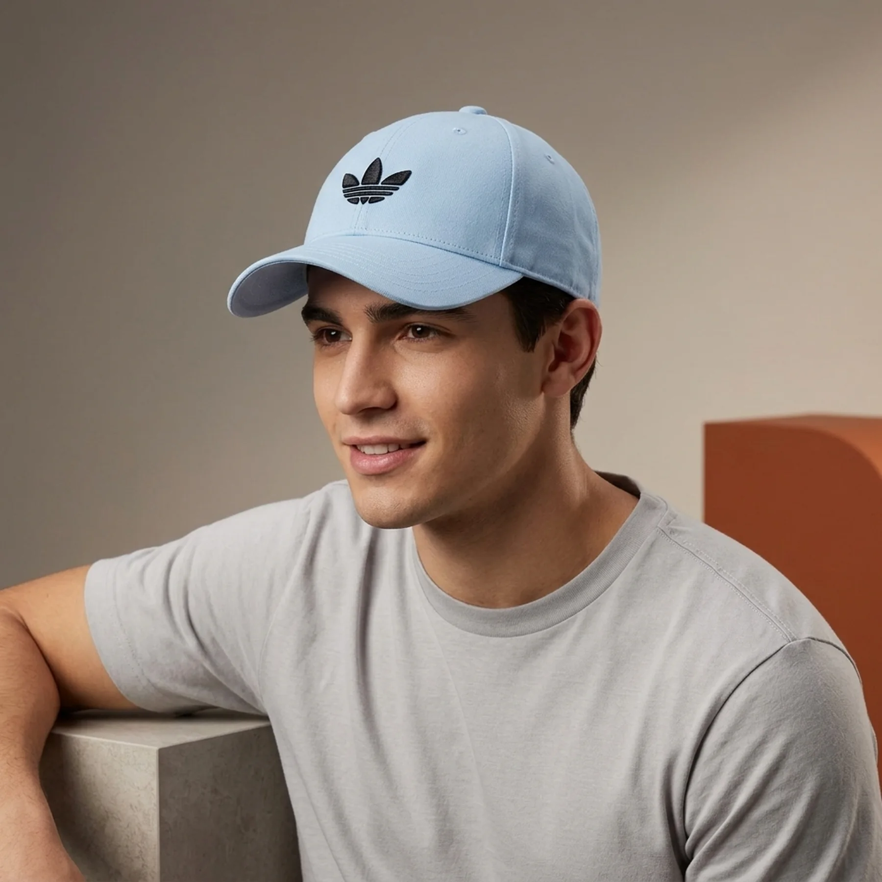 Кепка Adidas Baseball Cap Ac Light Blue (JV7389)