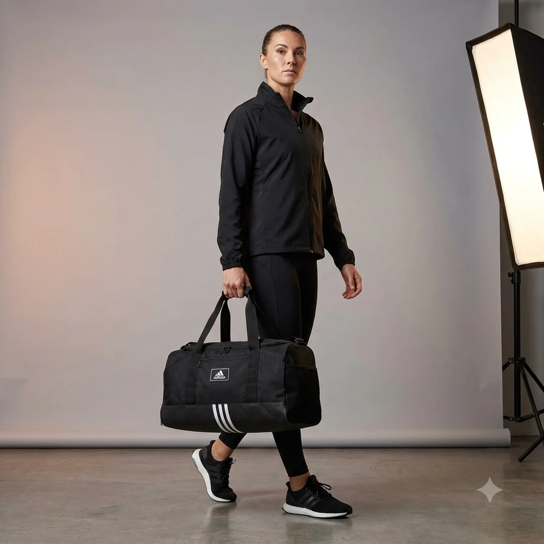 Сумка Adidas Training 4athlts Duffel S 24L чорний 20 x 45,5 x 23 см