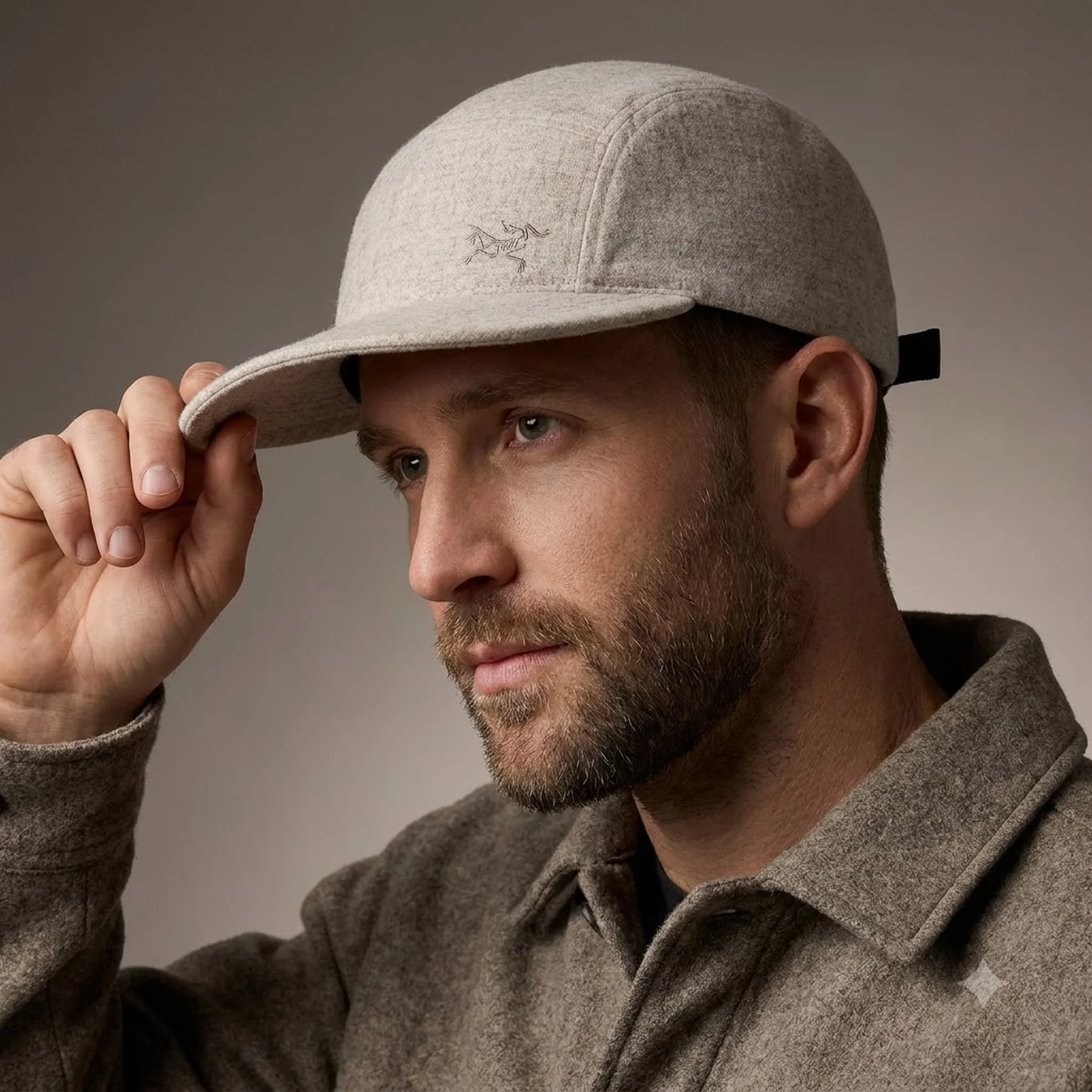 Arc'teryx Wool Calidum 5 Panel Hat Warm Stone