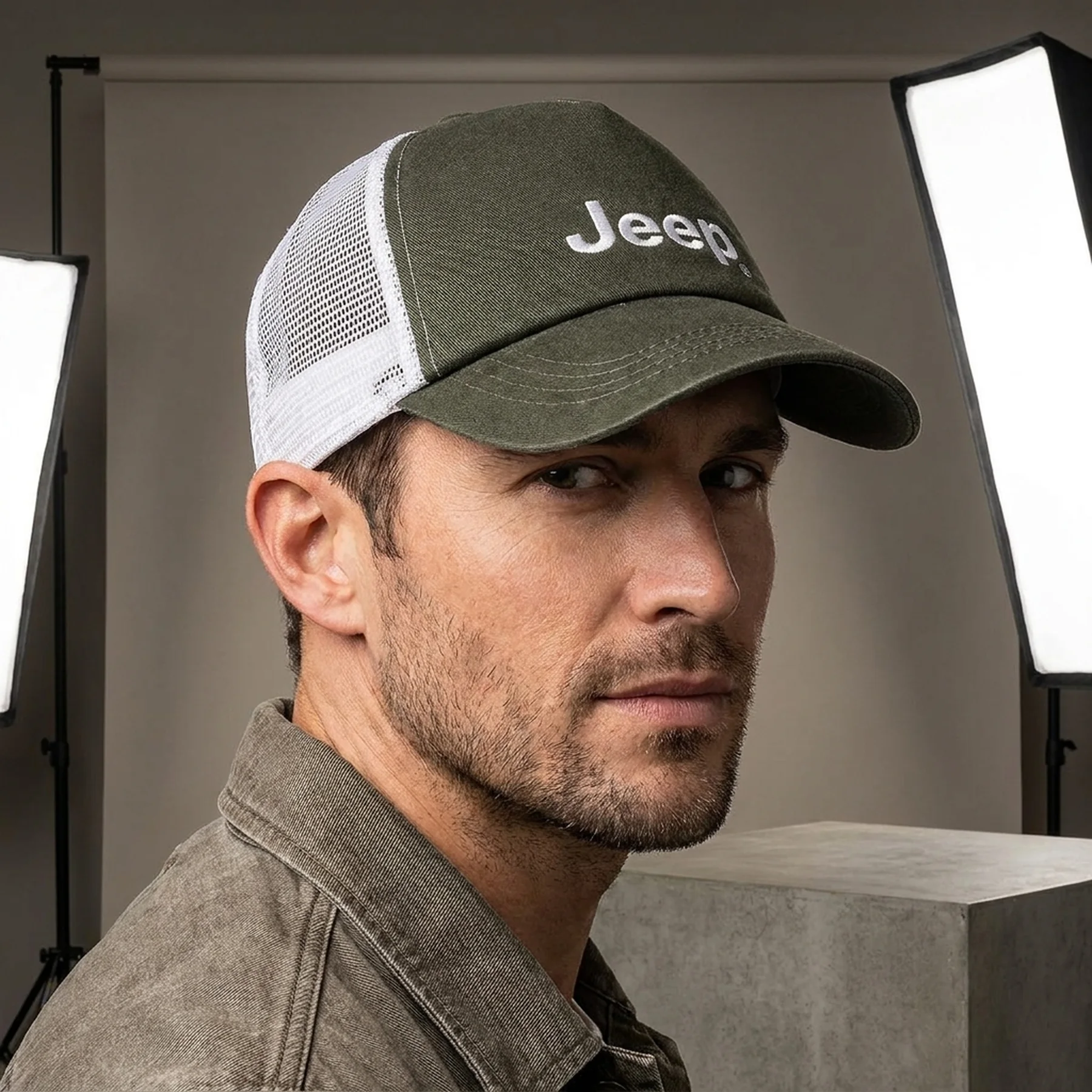 Бейсболка JEEP MESH CAP Embroidery J22W