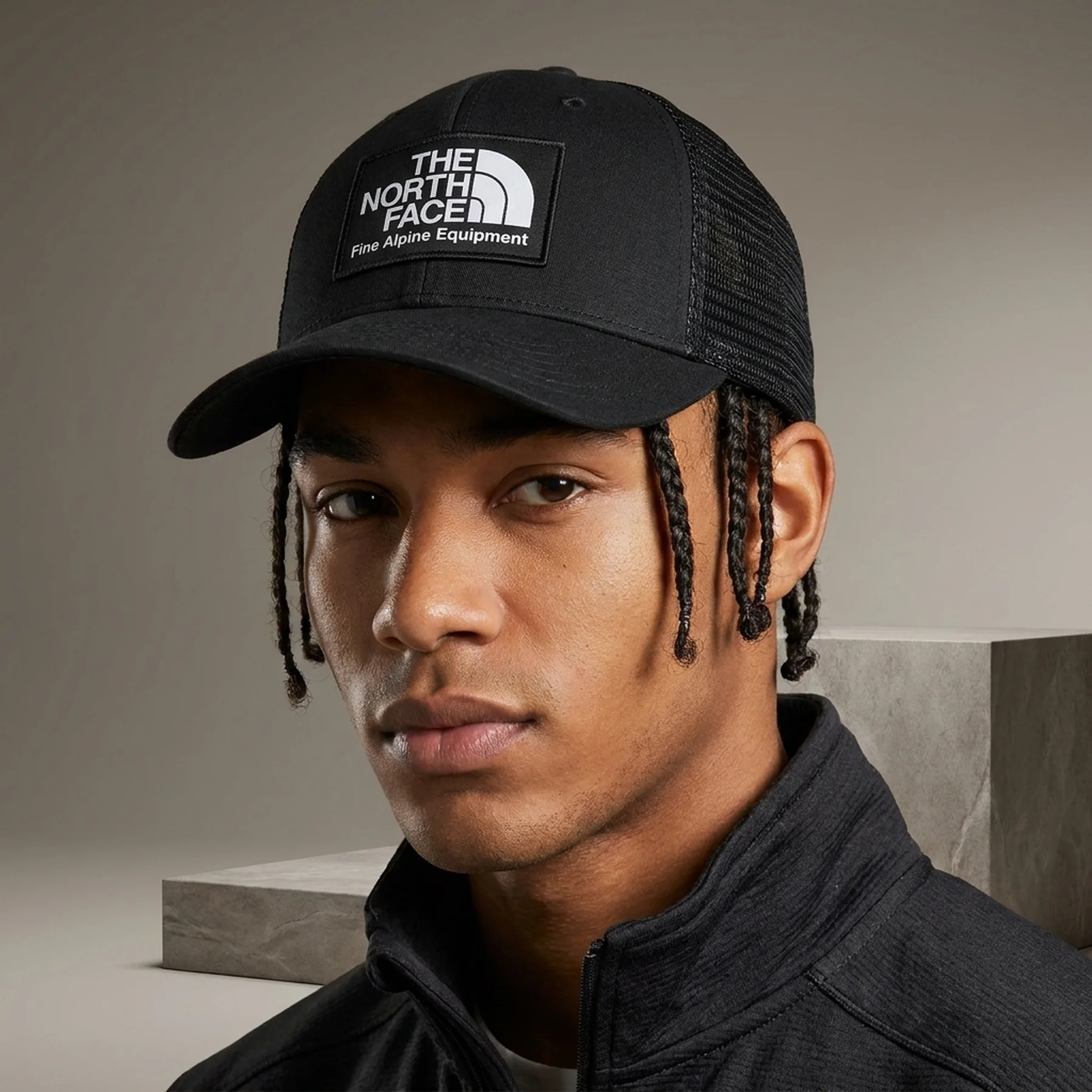 Кепка MUDDER TRUCKER 0A5FXAJK31 THE NORTH FACE Чорний