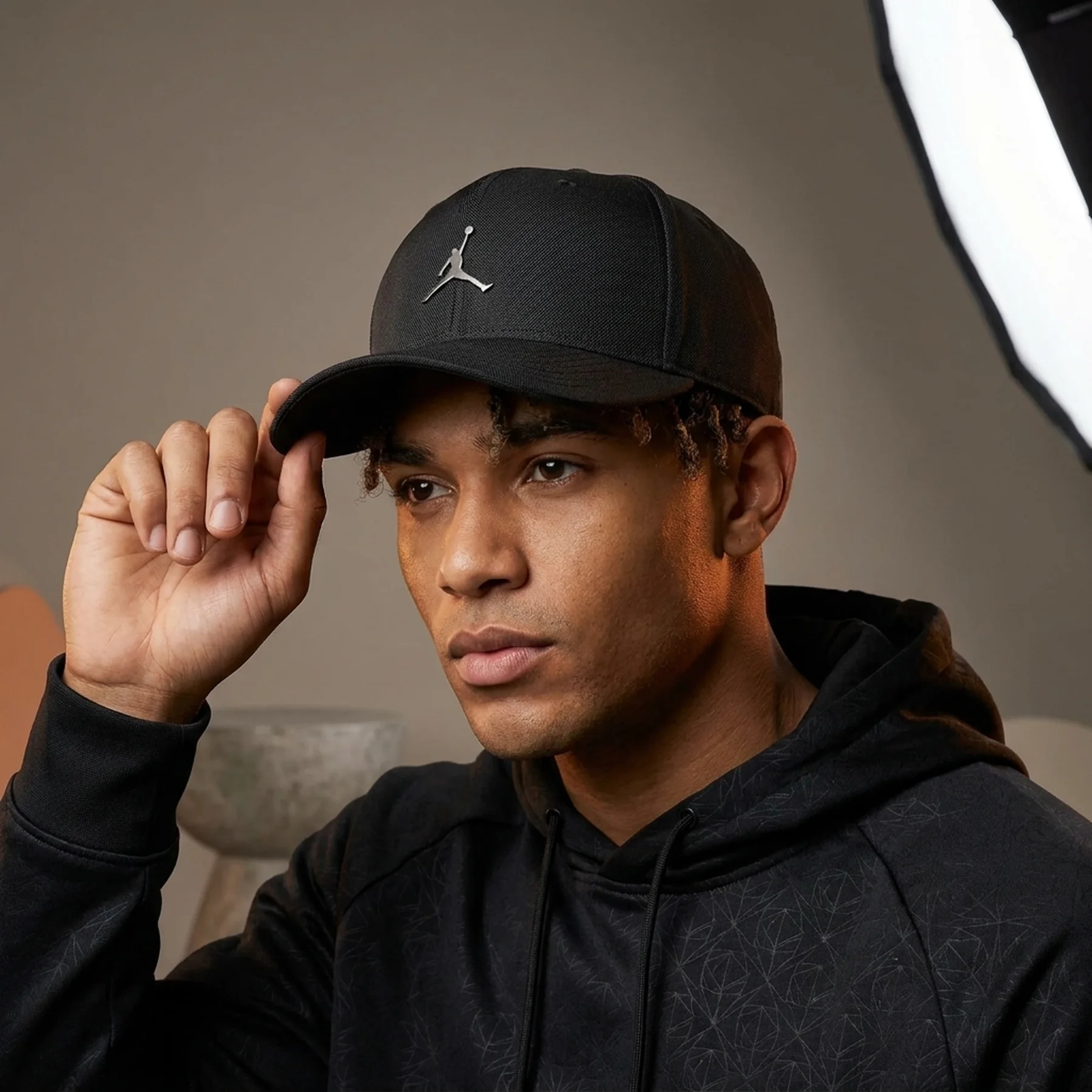 Кепка Nike U Rise Cap S Cb Mtl Jm (HM5750-010)