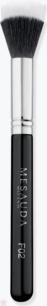 Пензлик для тонального флюїду MESAUDA Stippling Foundation Duo Fibre Brush F02