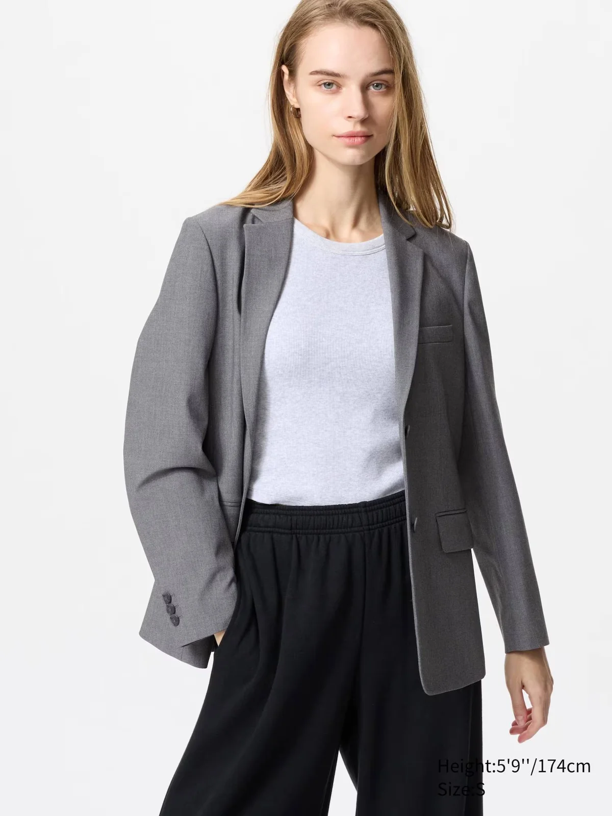 Класичний піджак UNIQLO на гудзиках 1159839962
