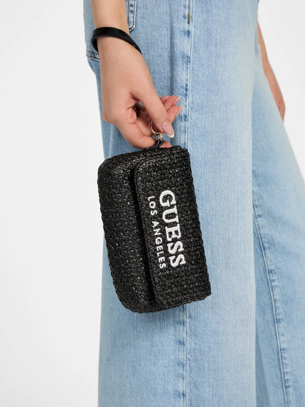 Клатч Guess з ремінцем на руку 1159839676 (Чорний One size)