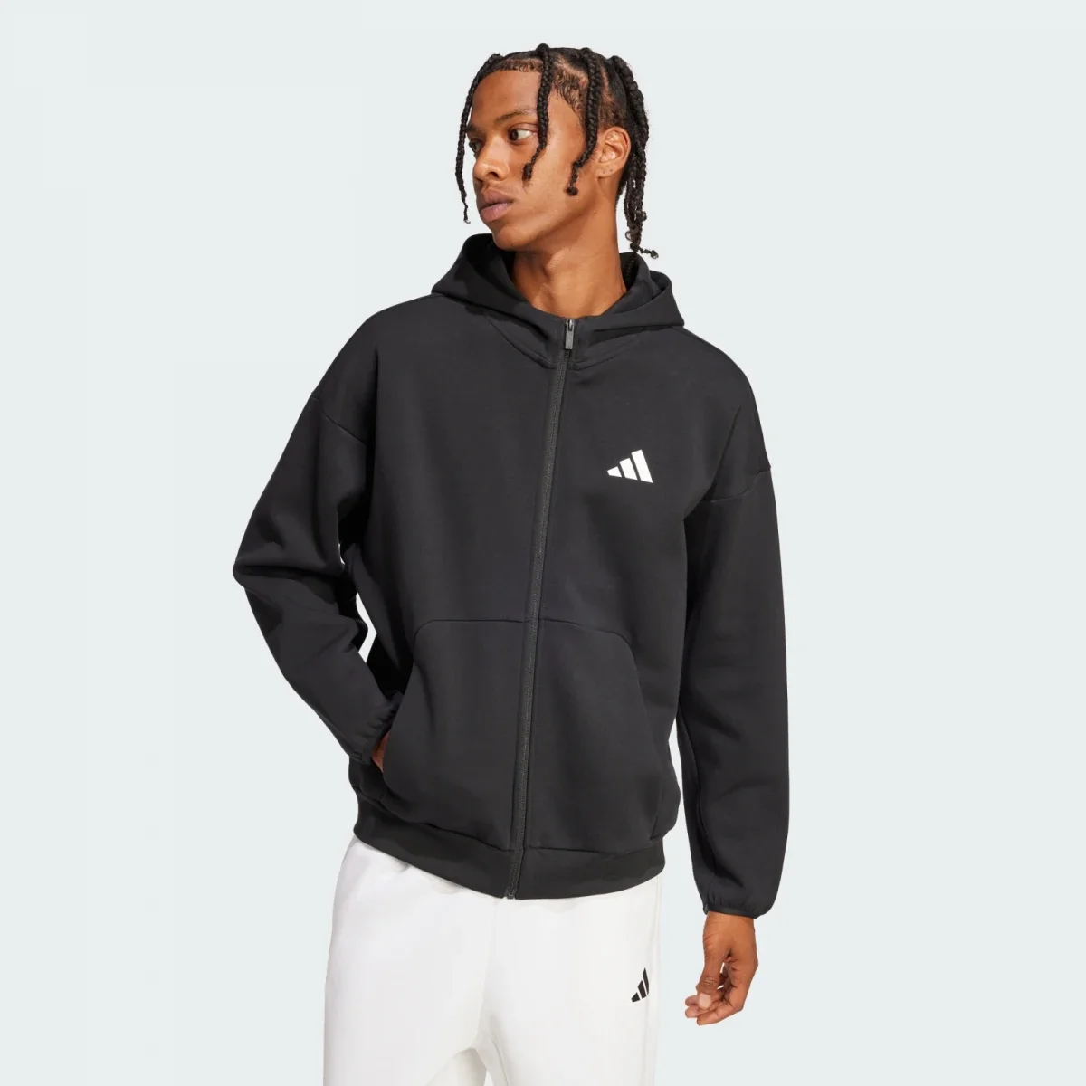 Кофта чоловіча Adidas Future Icons Small Logo Full-Zip (JI8768)
