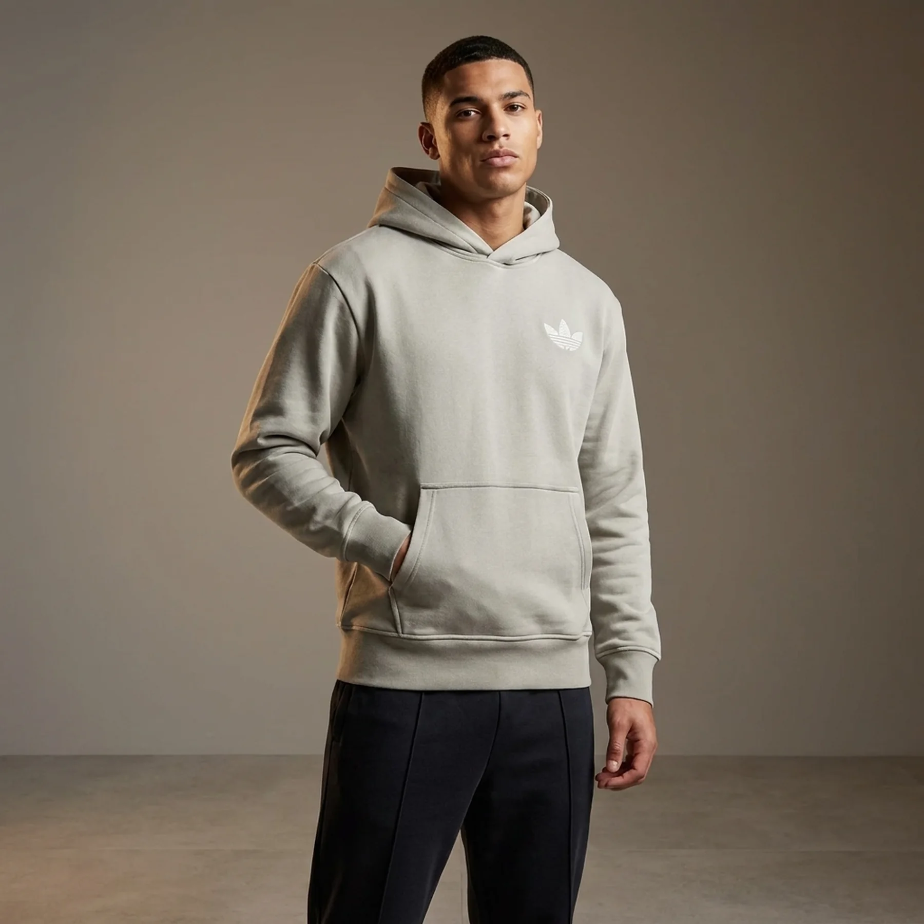 Кофта чоловіча Adidas Premium Graphic Hoodie Grey (IV9697)