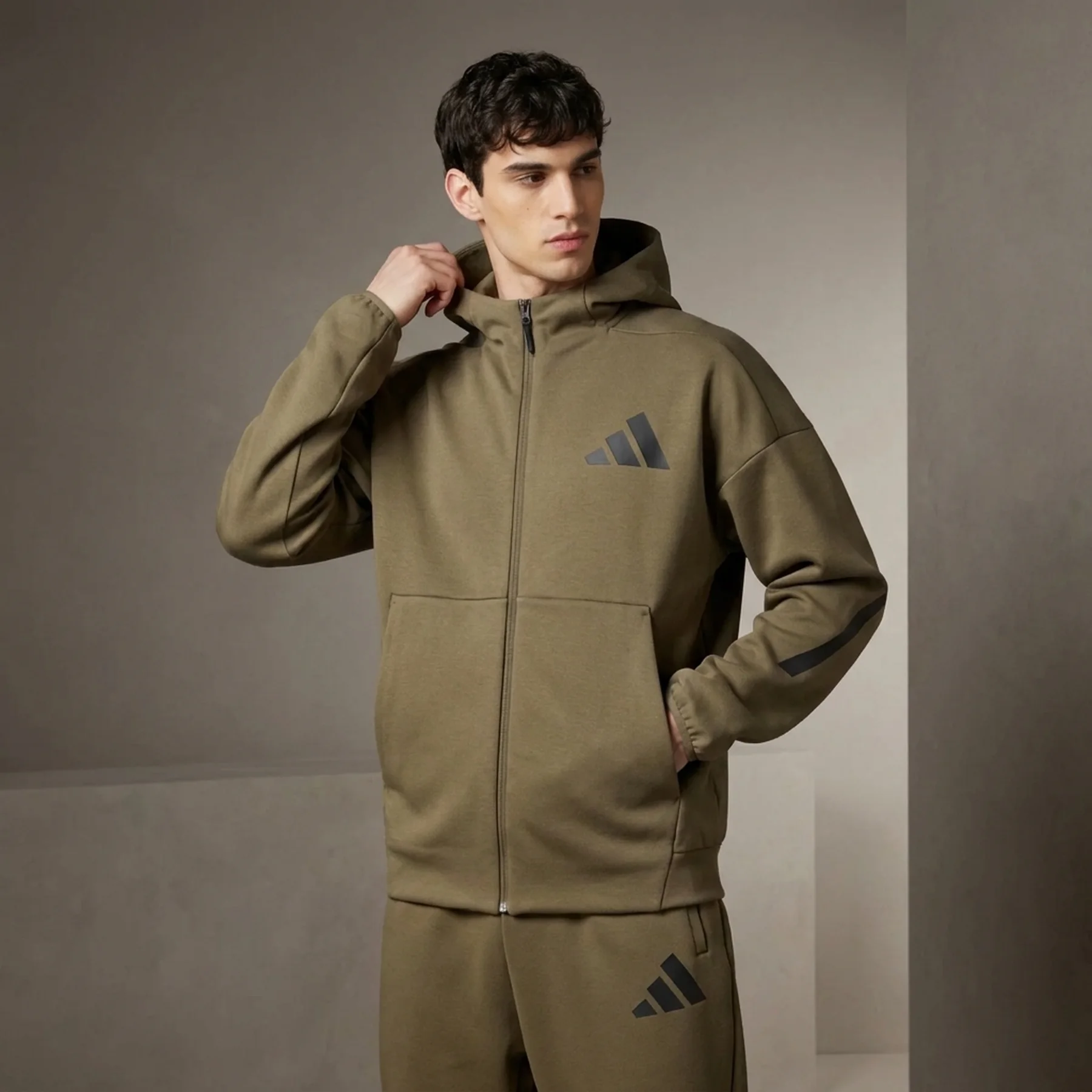 Кофта чоловіча Adidas Z.N.E. Full-Zip (JD2910)