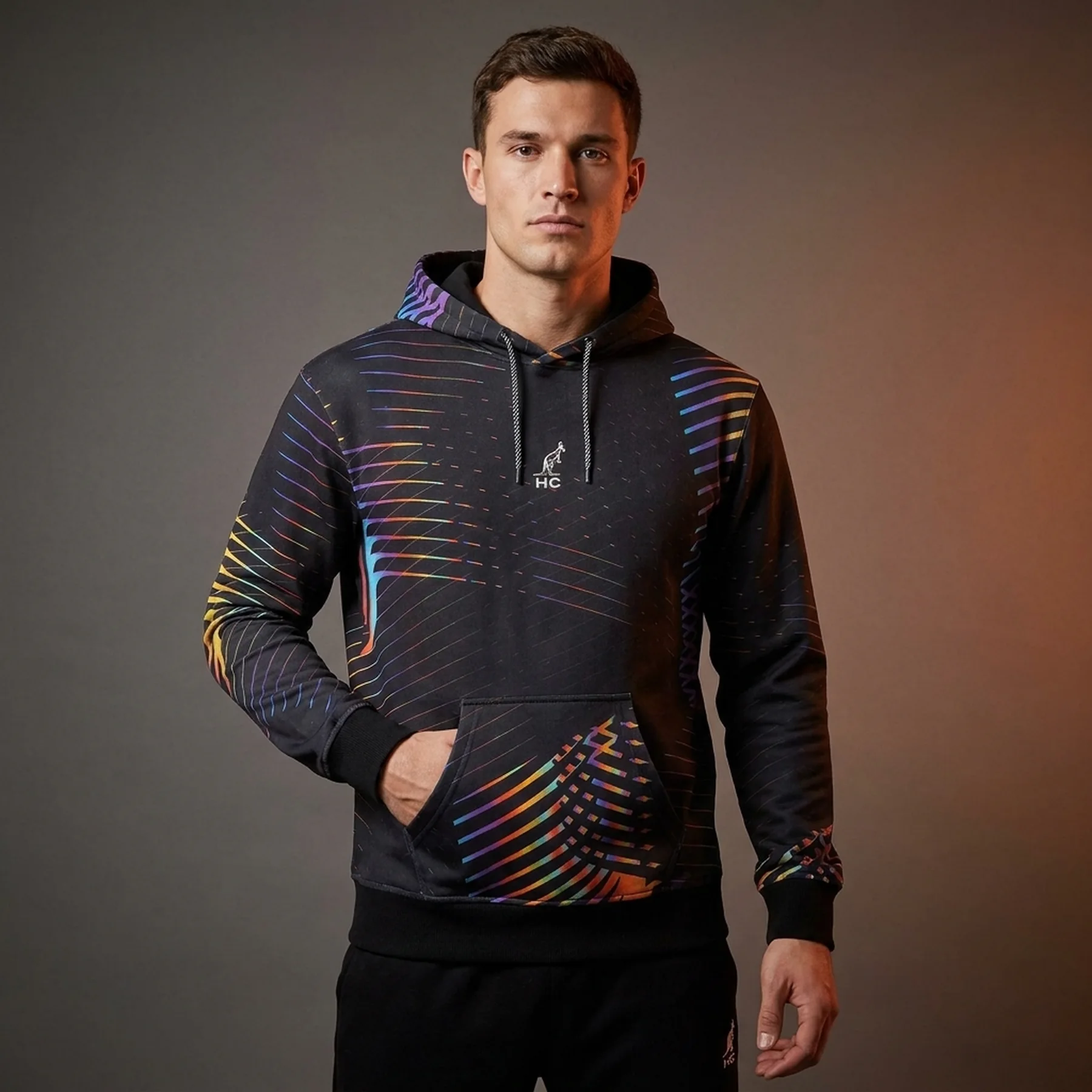 Кофта чоловіча Australian Hoodie Fleece Chaos (HCUFE0058-001)