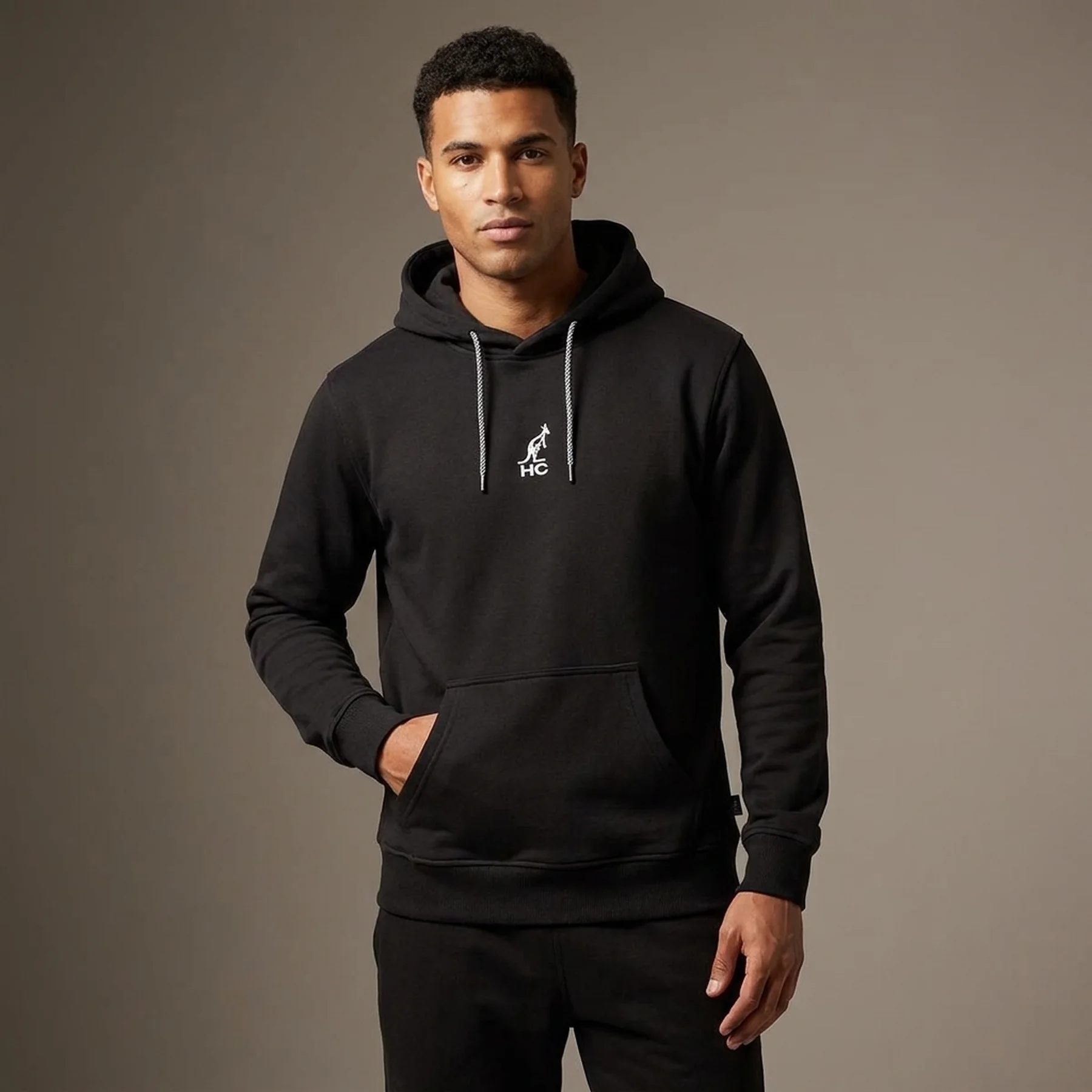 Кофта чоловіча Australian Hoodie Fleece Mixing Chaos Black (HCUFE0059-003)