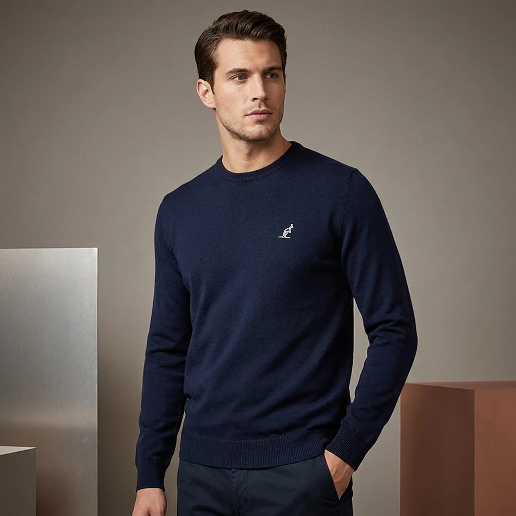 Кофта чоловіча Australian Sweater Merinos Crewneck (LSUMA0010-149)