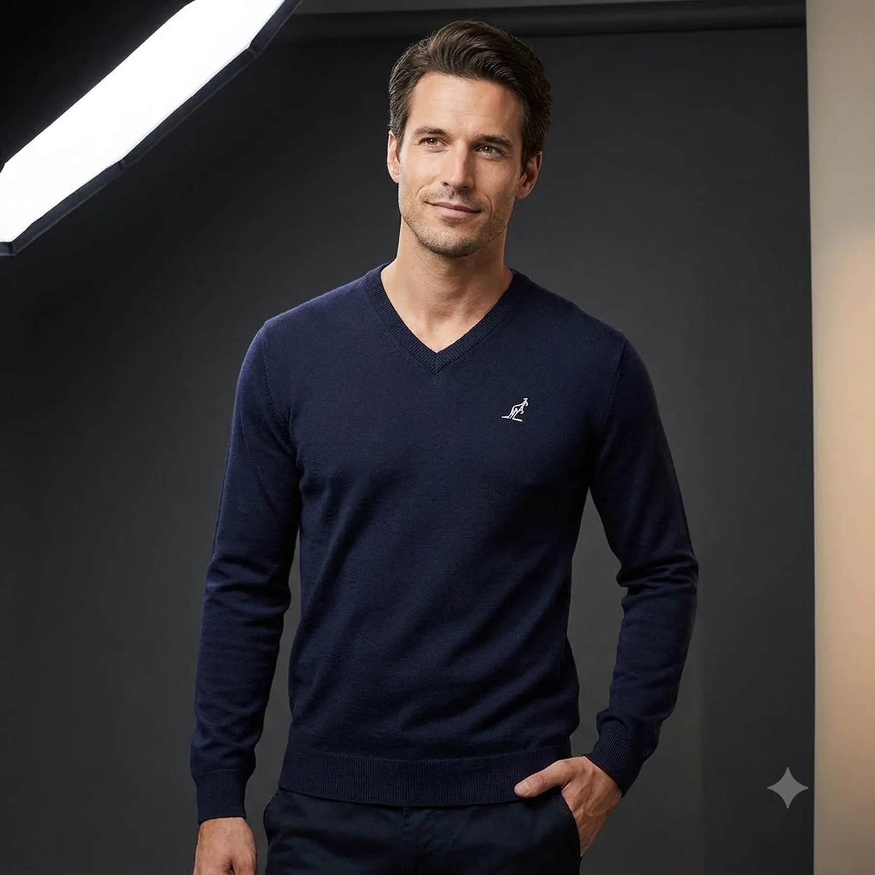 Кофта чоловіча Australian Sweater Merinos V Neck (LSUMA0009-149)