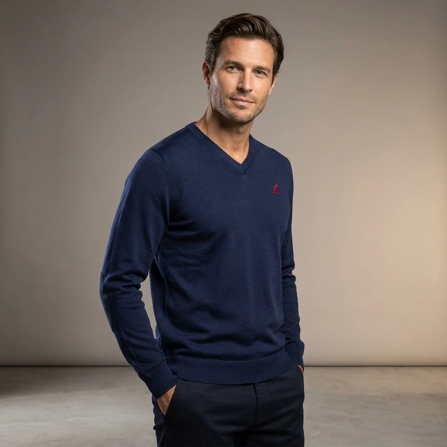 Кофта чоловіча Australian Sweater Merinos V Neck (LSUMA0009-402)