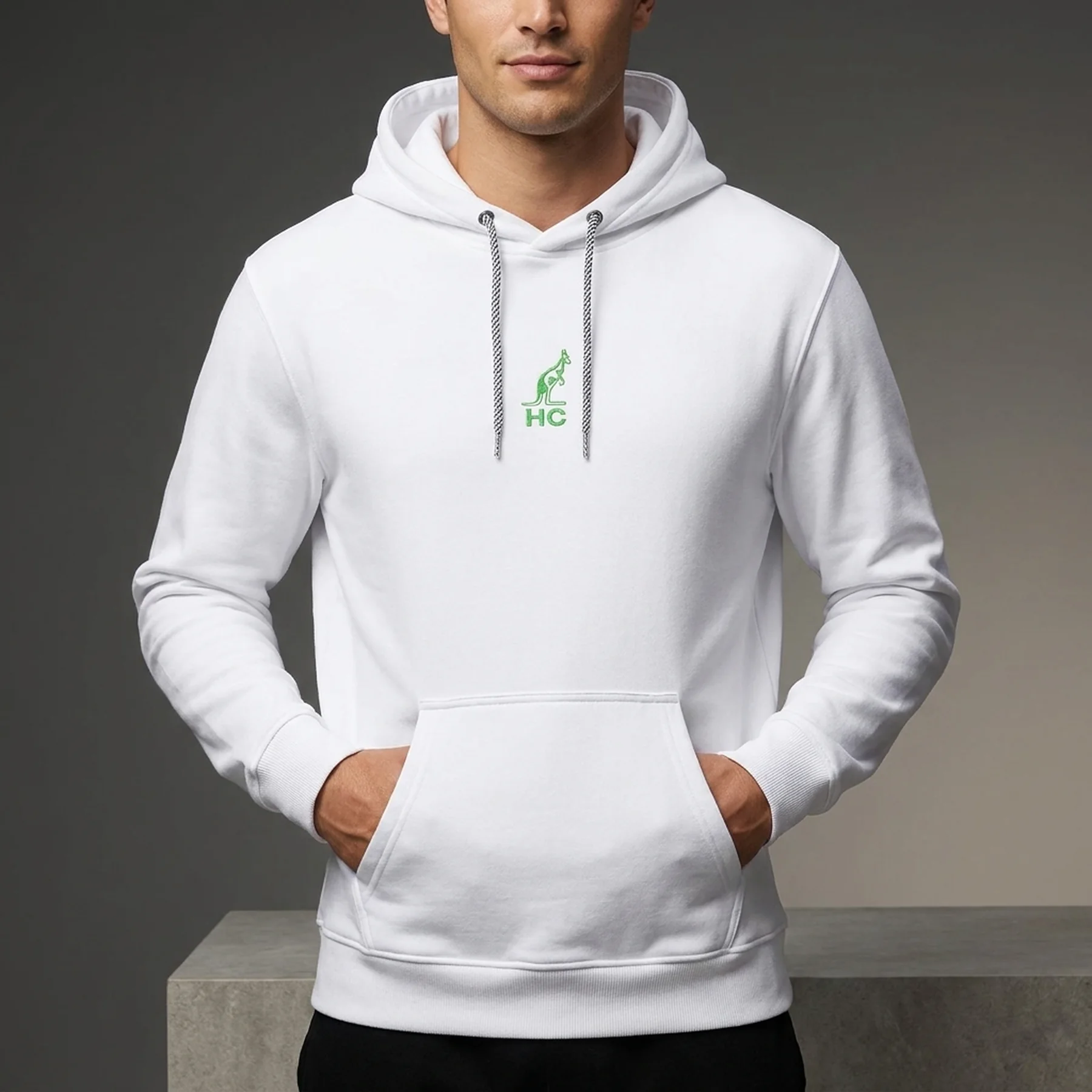 Кофта чоловіча Australian Uwilldie23 Hoodie Fleece White (HCUFE0061-002)