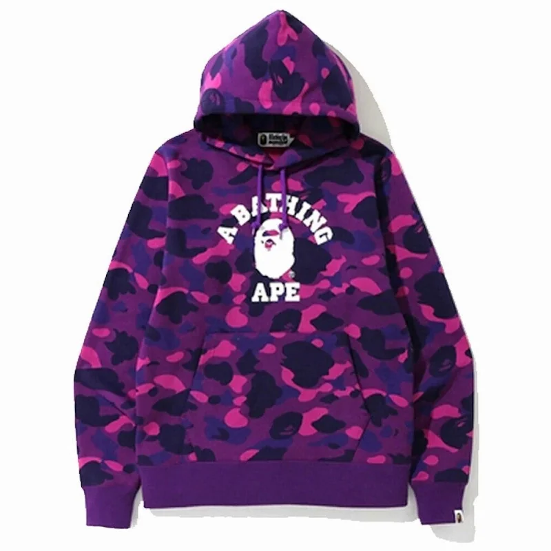 Кофта чоловіча Bape A Bathnig Ape Men's Color Camo College Pullover Hoodie (1K20114006)