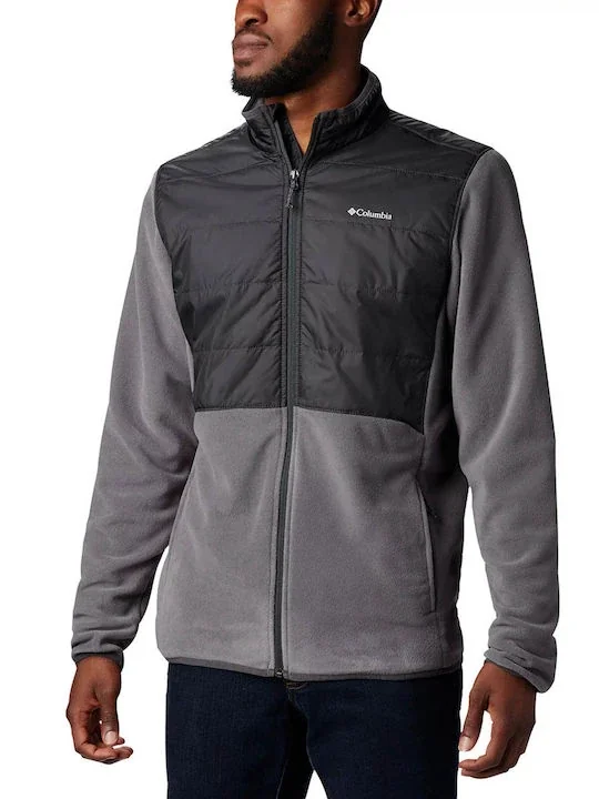 Кофта чоловіча Columbia Basin Butte Fleece Full Zip Omni Heat Grey (AO0241-023)