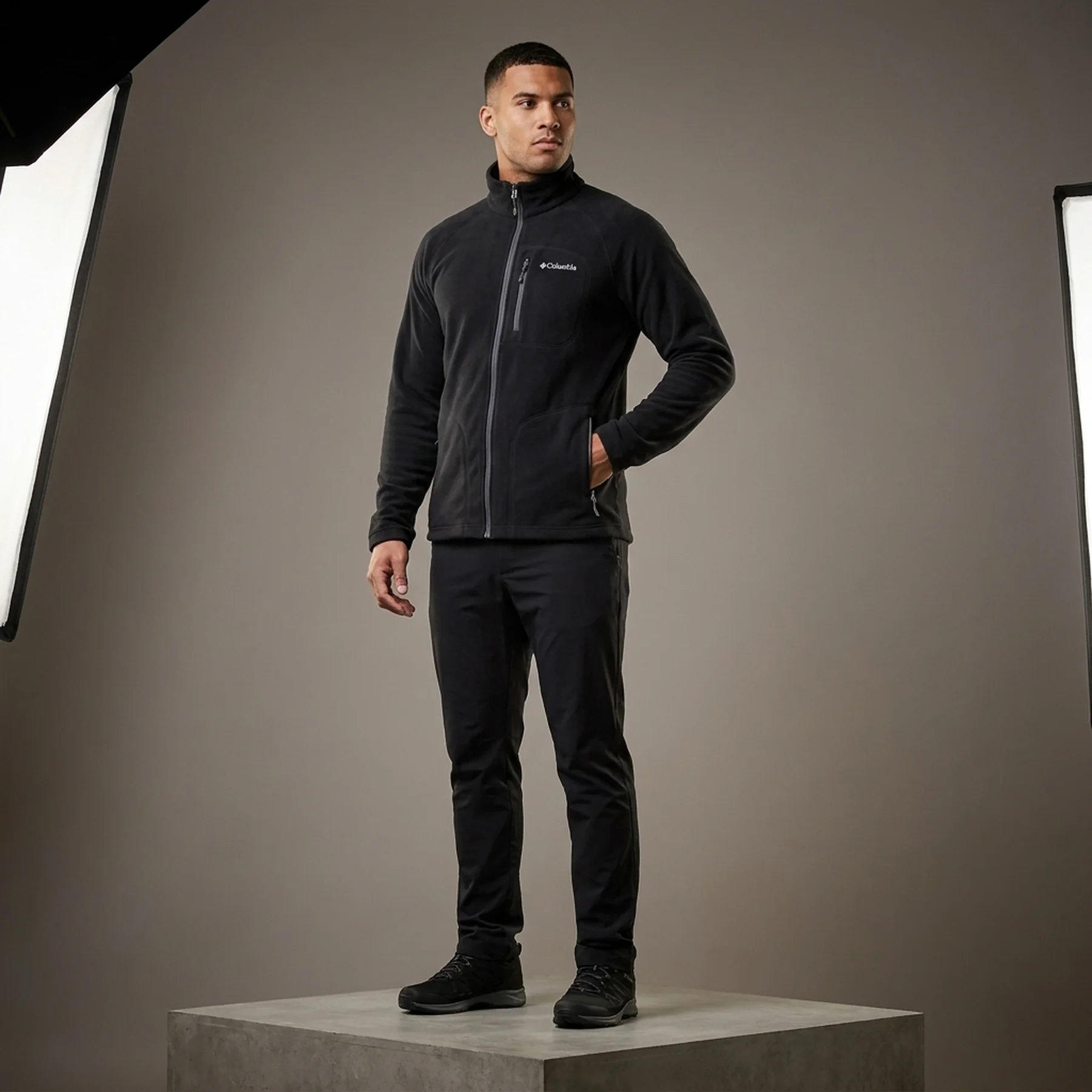 Кофта чоловіча Columbia Fast Trek Ii Full Zip Fleece Black (AM3039 010)