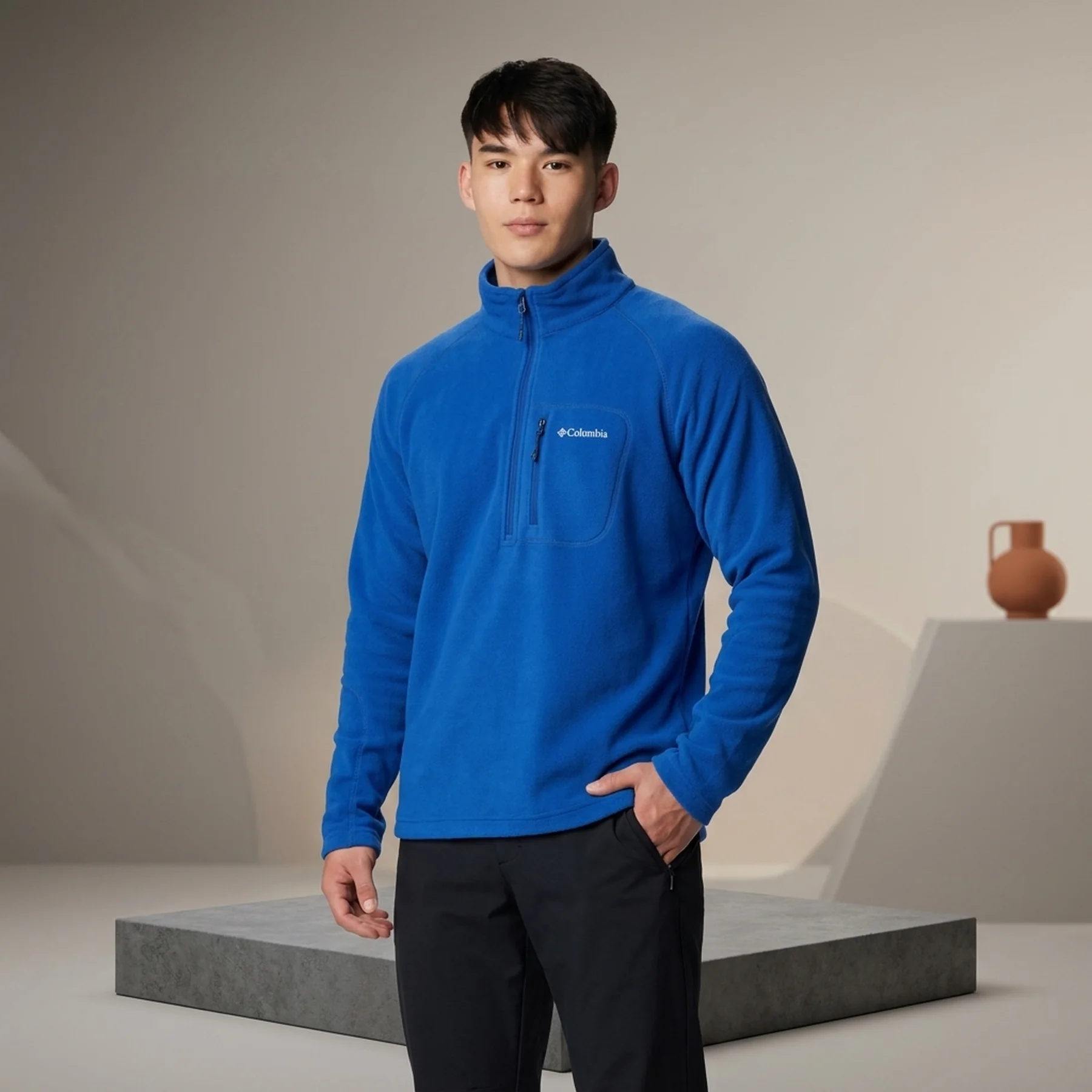 Кофта чоловіча Columbia Fast Trek Iii Half Zip Fleece (XM6410-434)