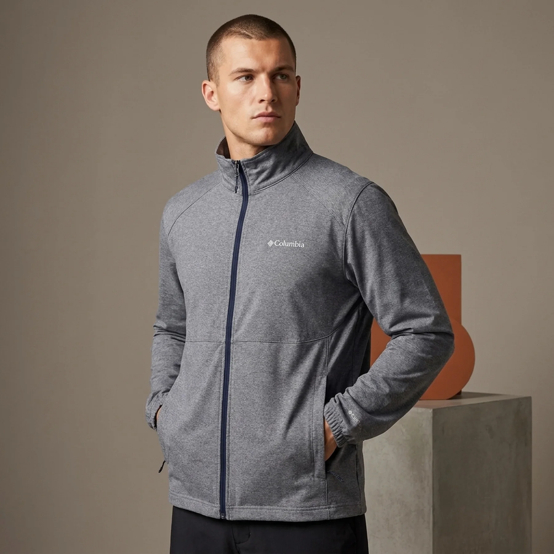 Кофта чоловіча Columbia Heather Canyon Non Hooded Waterproof (EO1306 465)