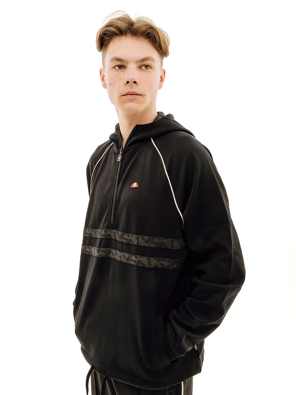 Кофта чоловіча Ellesse 1/4 Zip Top Black (SUT19256-011)