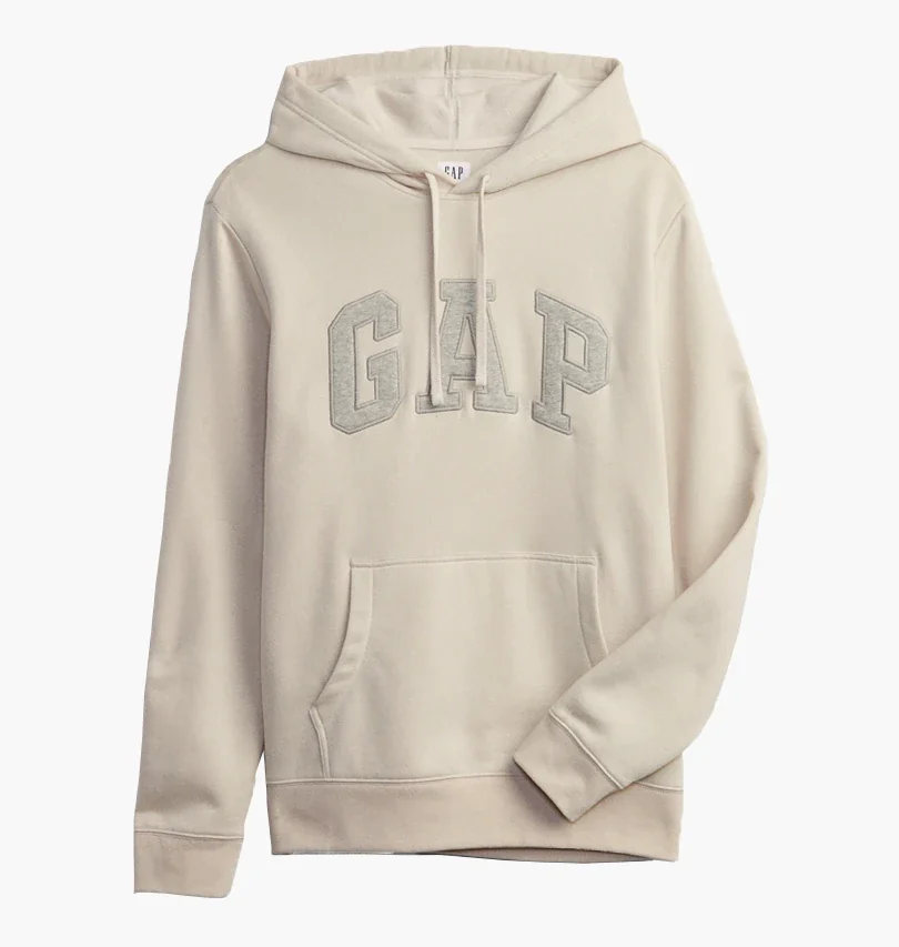 Кофта чоловіча Gap Logo Hoodie Unbleached (546844321)