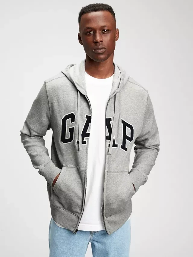 Кофта чоловіча Gap Xls Ft Arch Fz Hd Grey (490384-03)