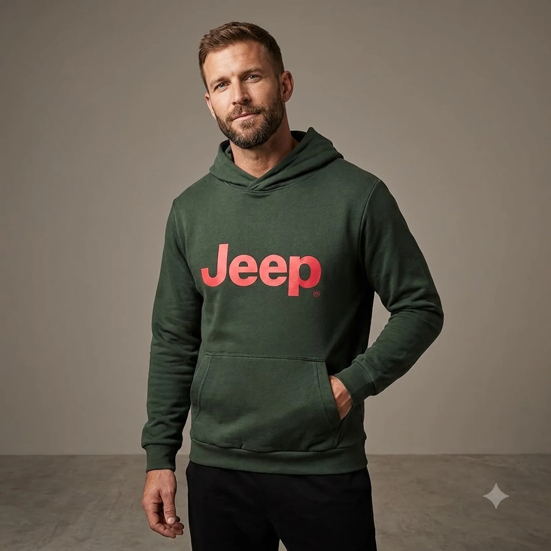 Кофта чоловіча Jeep Hooded Sweatshirt (O102566-E848)