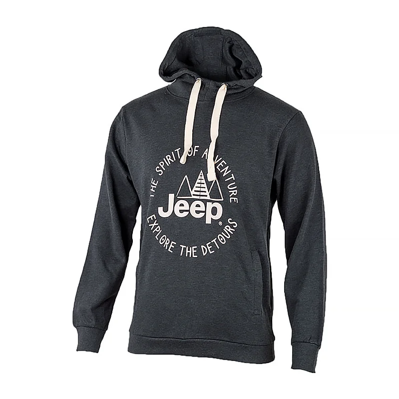 Кофта чоловіча Jeep Hooded Sweatshirt The Spirit Of Adventure Black (O102567-J865)