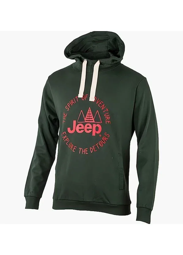 Кофта чоловіча Jeep Hooded Sweatshirt The Spirit Of Adventure Green (O102567-E848)