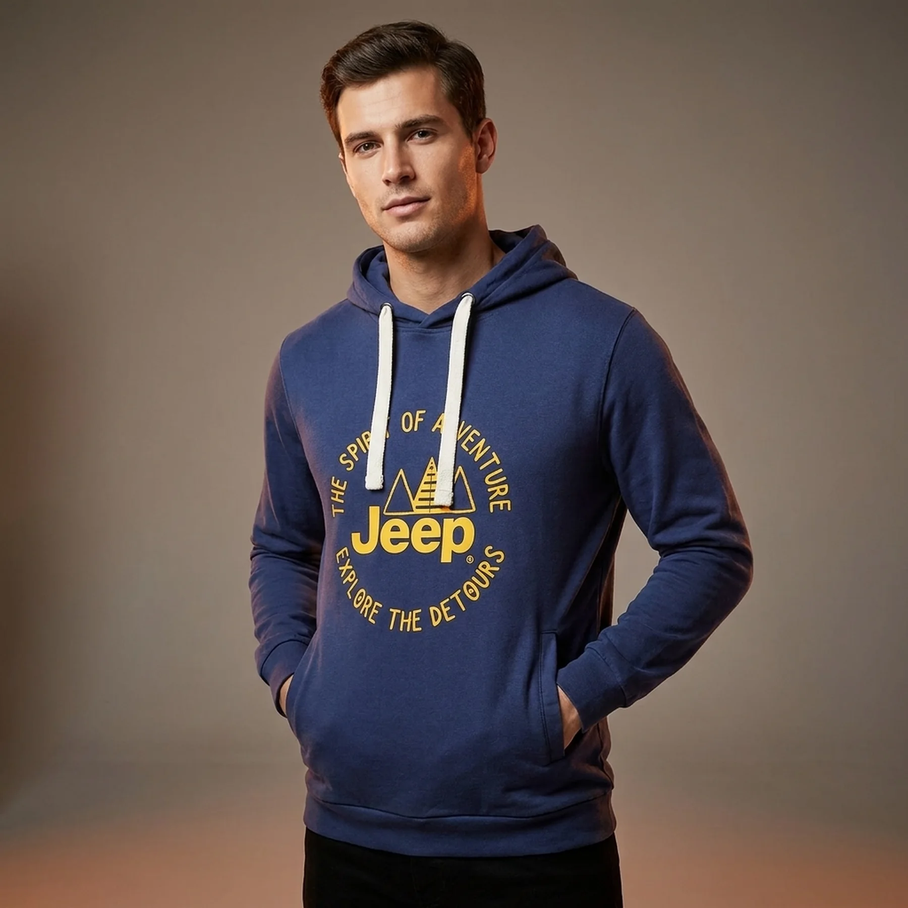 Кофта чоловіча Jeep Hooded Sweatshirt The Spirit Of Adventure (O102567-K877)