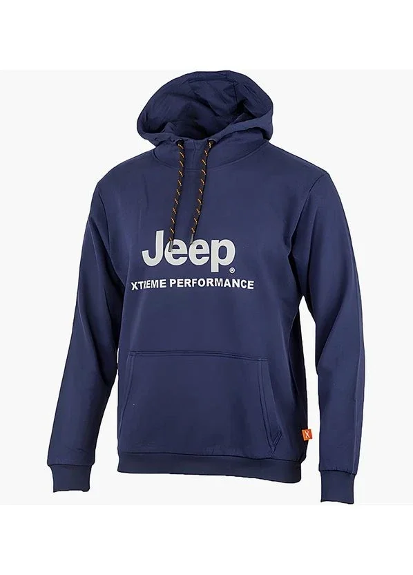 Кофта чоловіча Jeep Hooded Sweatshirt Xtreme Performance Print Jx22a Blue (O102626-K882)