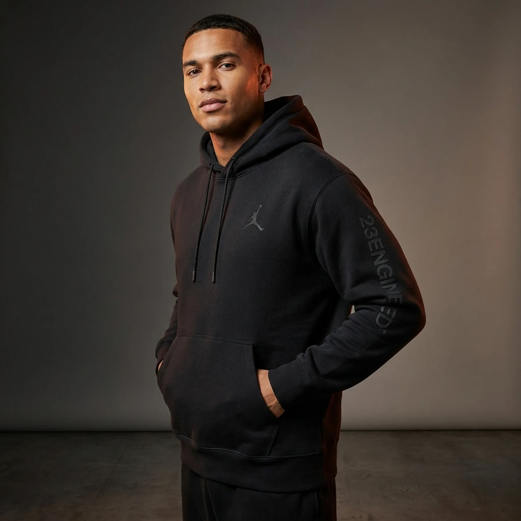 Кофта чоловіча Jordan 23 Engineered Fleece Pullover Hoodie (DX9633-010)