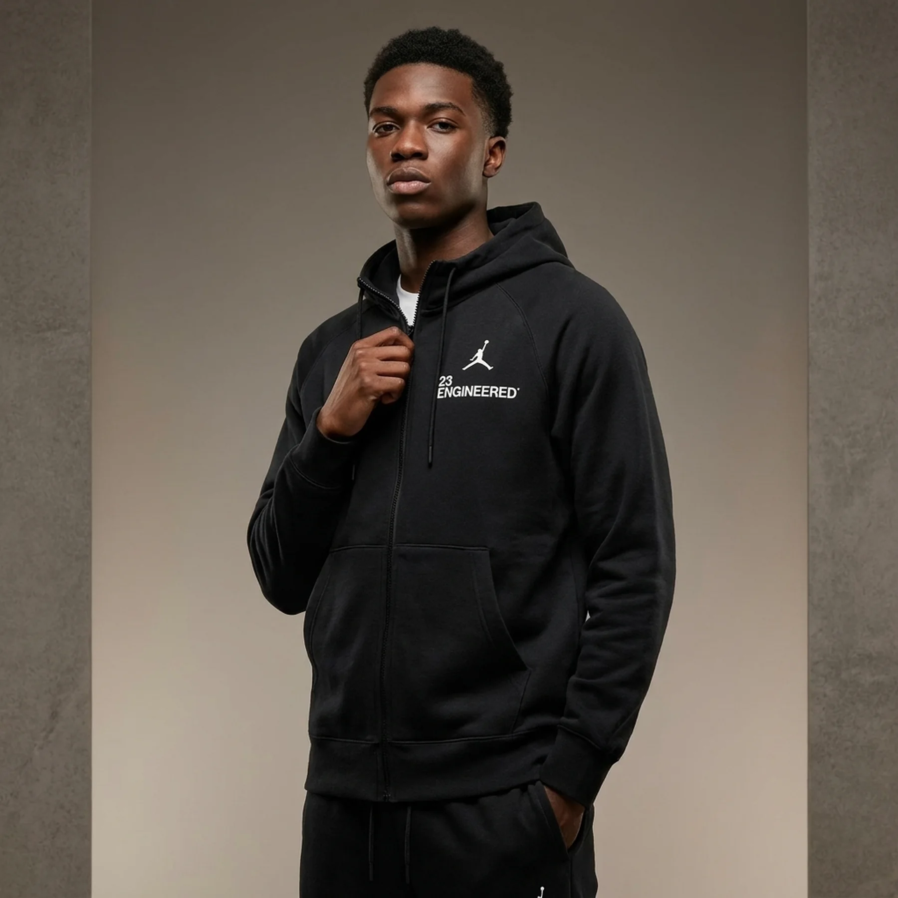 Кофта чоловіча Jordan 23 Engineered Mens Full-Zip Hoodie Black (DV1589-010)