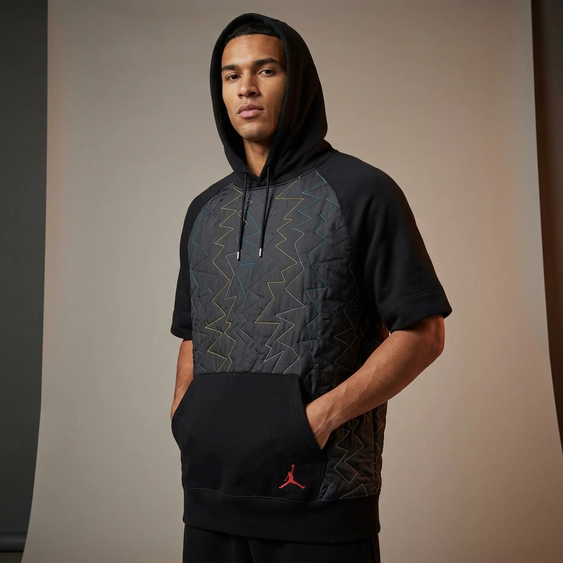 Кофта чоловіча Jordan 7 Short Sleev Quilted (706729-011)