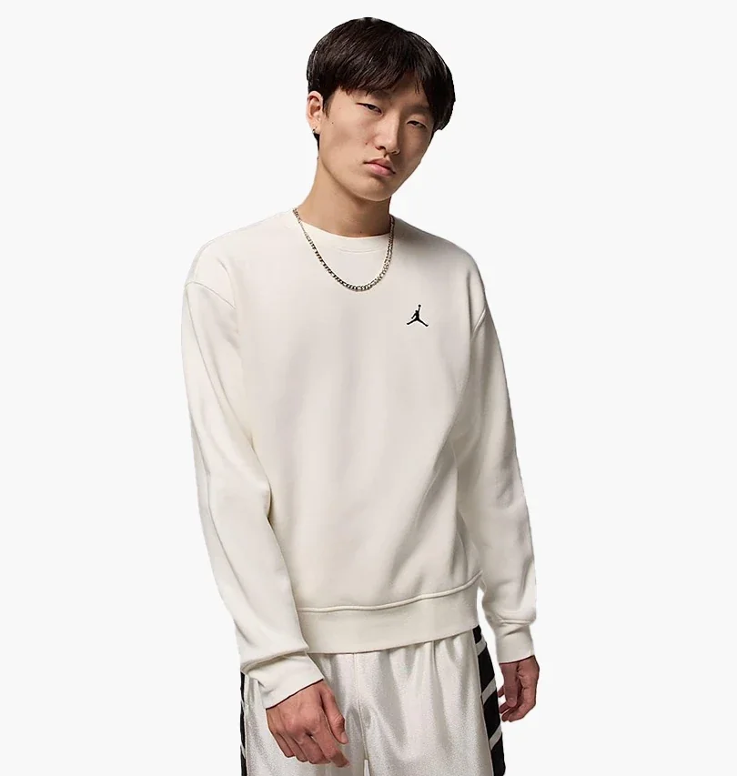 Кофта чоловіча Jordan Air Jordan Brooklyn Fleece Fz Crew Beige (FV7293-133)