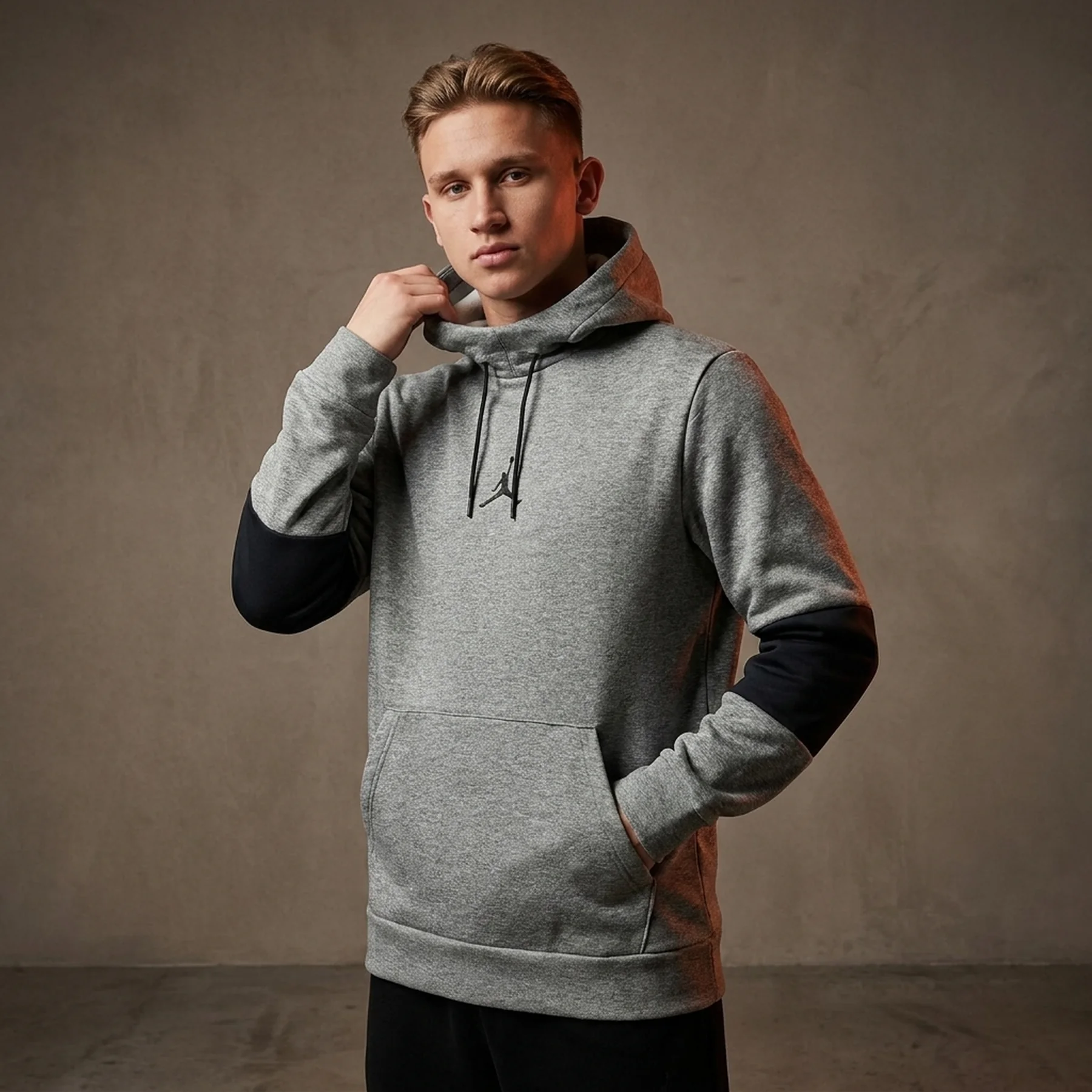 Кофта чоловіча Jordan Air Therma Fleece Hoodie Gray (CK6789-091)