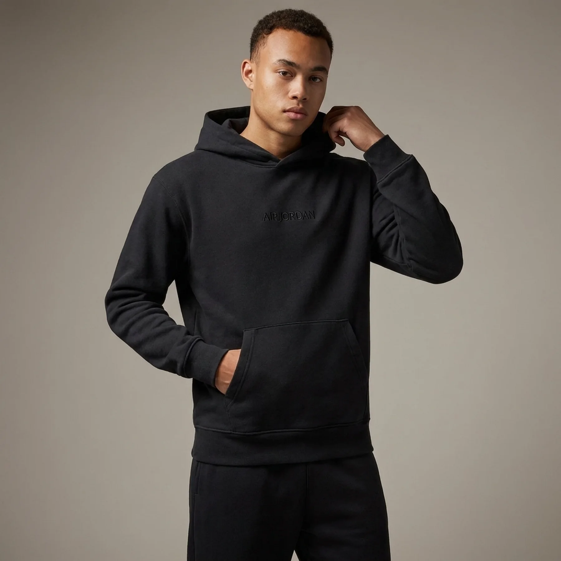 Кофта чоловіча Jordan Air Wm Flc Black (FZ3952-045)