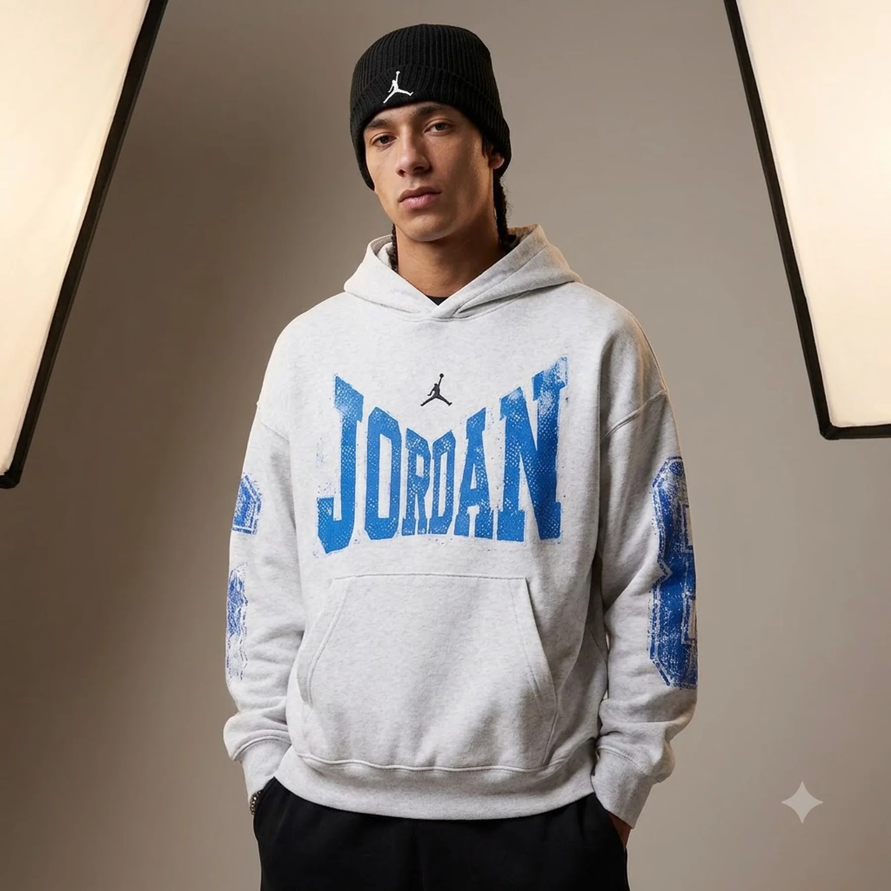 Кофта чоловіча Jordan Brk Cllgte Grey (HV0093-051)