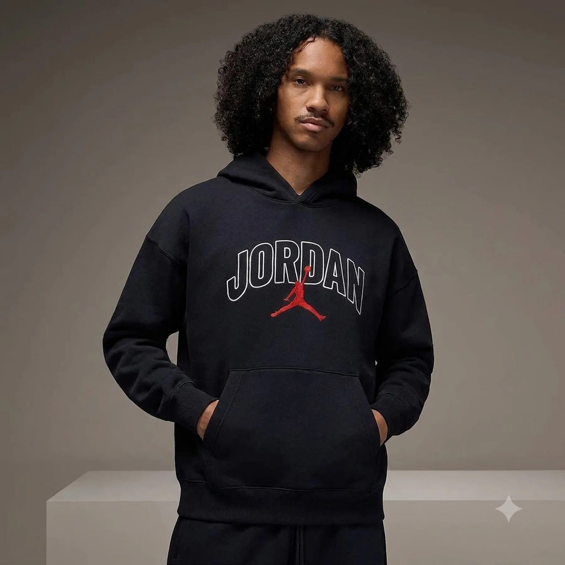 Кофта чоловіча Jordan Brooklin Black (IB7241-010)