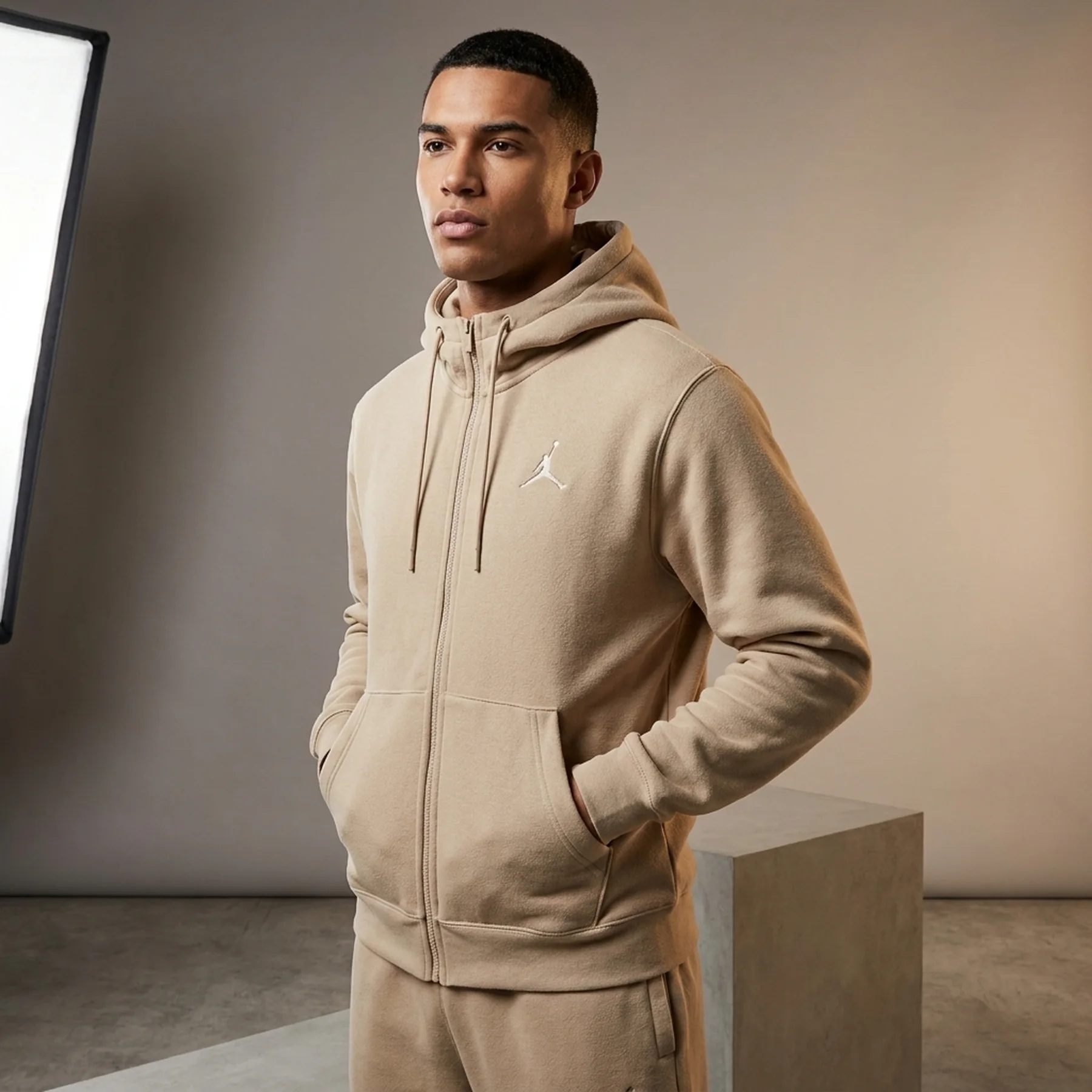 Кофта чоловіча Jordan Brooklyn Fleece Beige (FV7289-257)