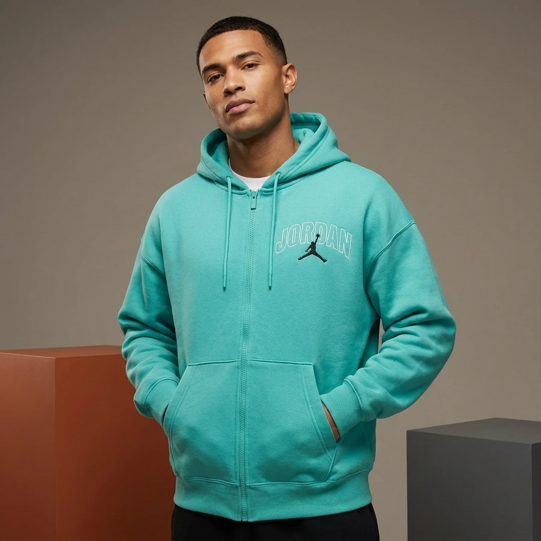 Кофта чоловіча Jordan Brooklyn Fleece Turquoise (IB7908-392)