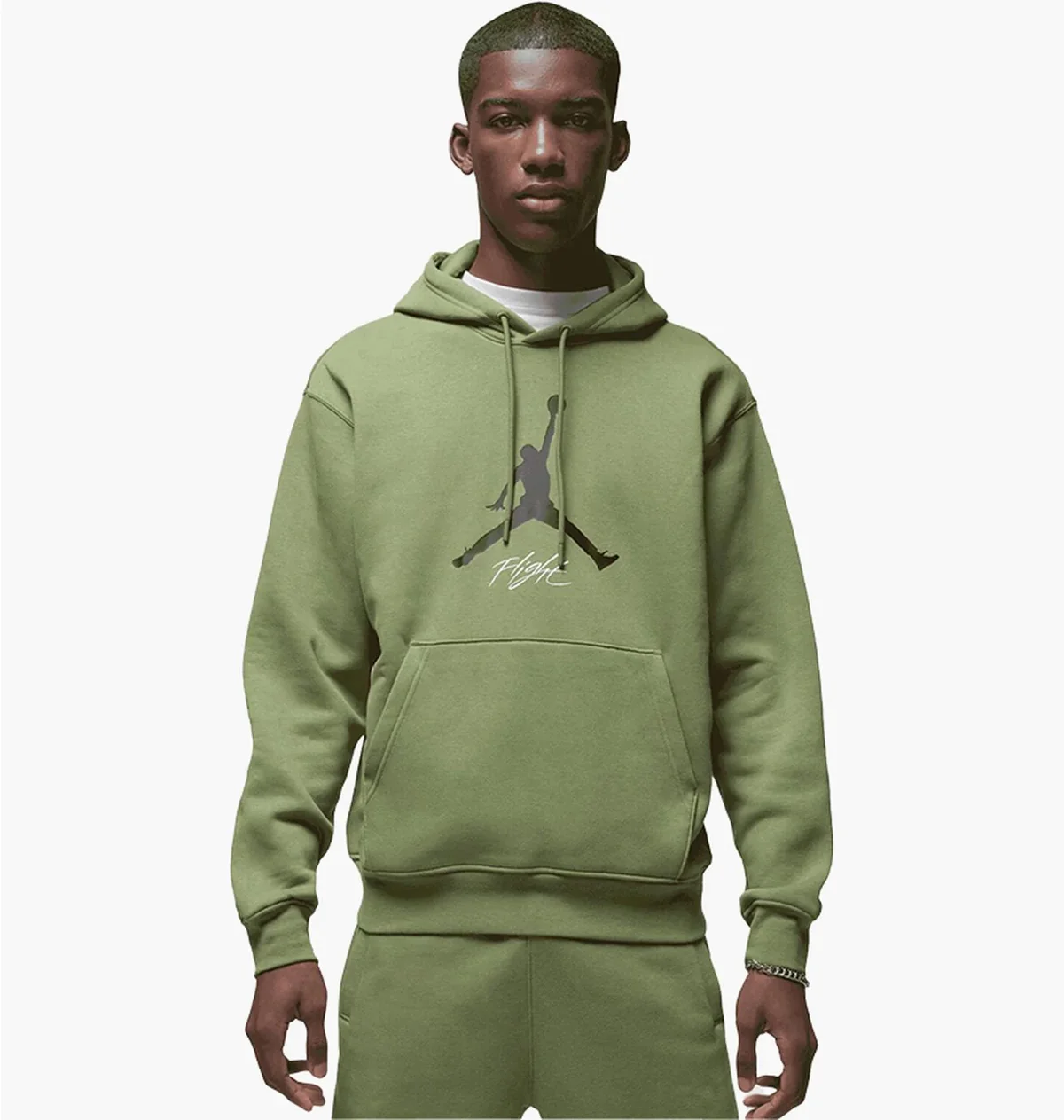 Кофта чоловіча Jordan Essential Fleece Baseline Hoodie Green (FD7545-340)