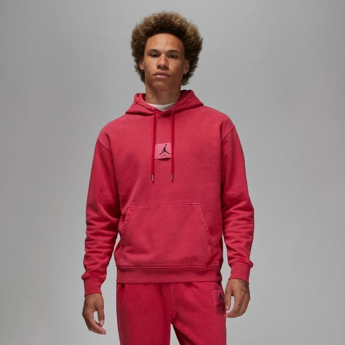 Кофта чоловіча Jordan Essential Statement Wash Hoodie Red (FV7290-619)
