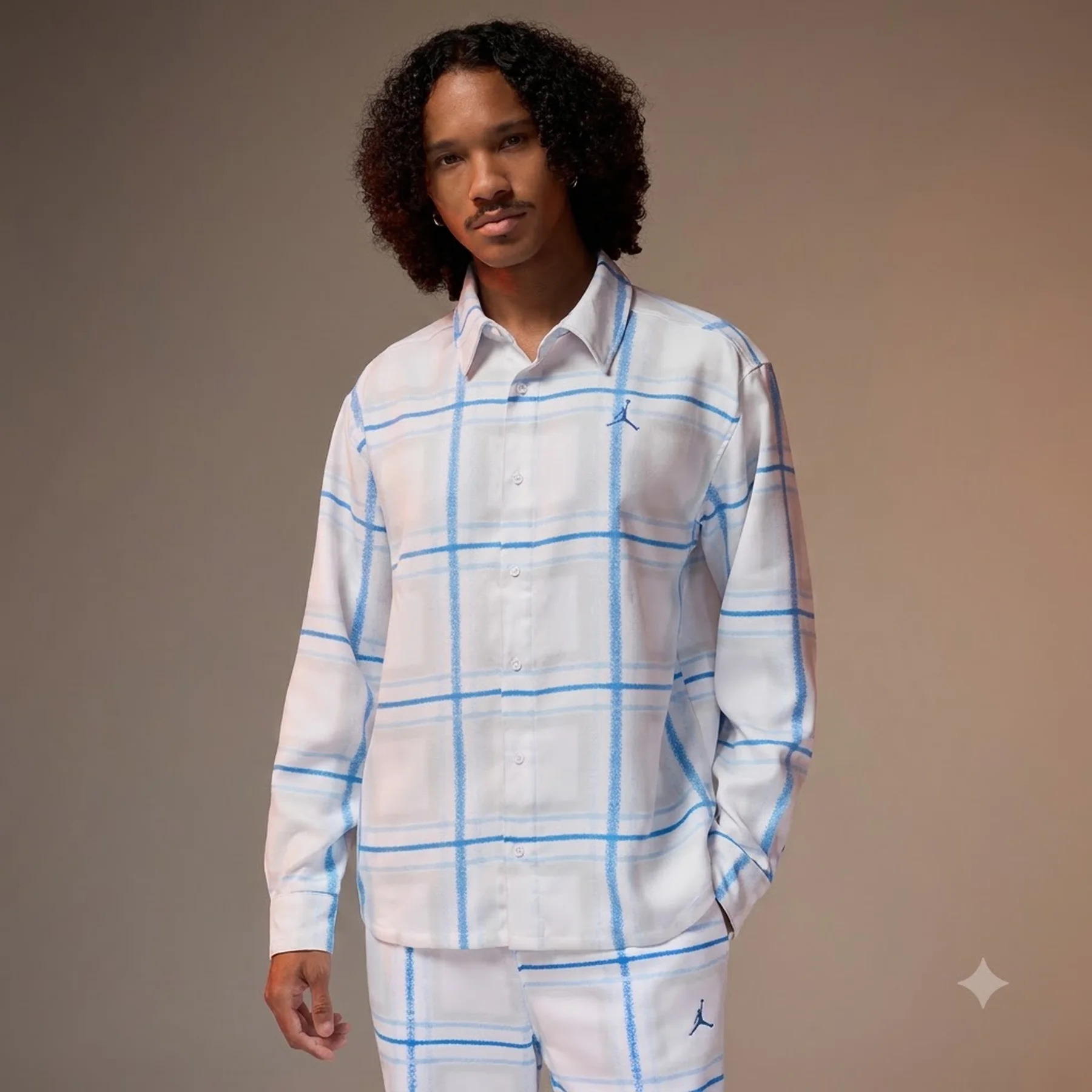 Кофта чоловіча Jordan Essentials Checked Flannel Top (FZ8759-100)